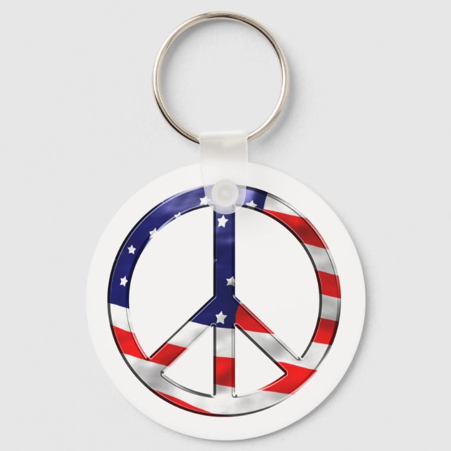 merica-fredstecken nyckelring (Framsida)