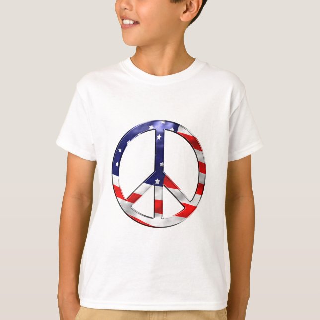 merica-fredstecken t-shirt (Framsida)