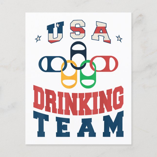 Merica Funny USA Drinking Team Patriotic USA Amer (Framsida)