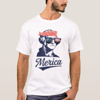 Merica George Washington Rolig Patriotisk