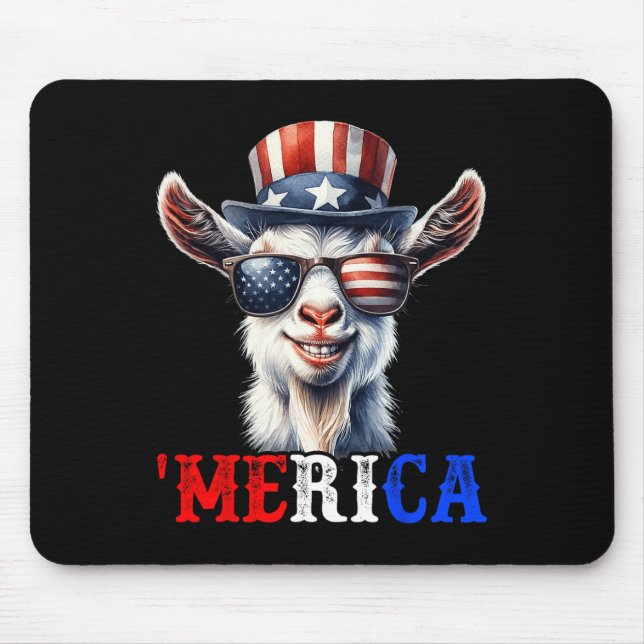 Merica Goat Patriotic 4:e juli: Lena Kids Manar W Musmatta (Framsidan)