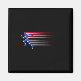 ‘merica Gorilla Flag Solglasögon Roligt Patriotisk Magnet