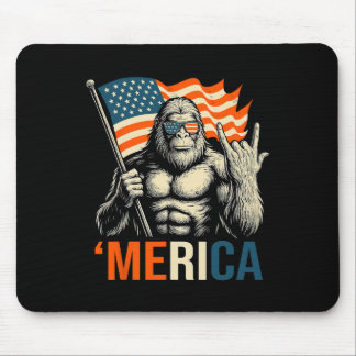 ‘merica Gorilla Flag Solglasögon Roligt Patriotisk Musmatta