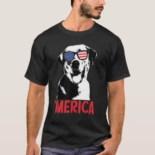 Merica Gult Labrador American Flagga Sunglasses 4t T Shirt