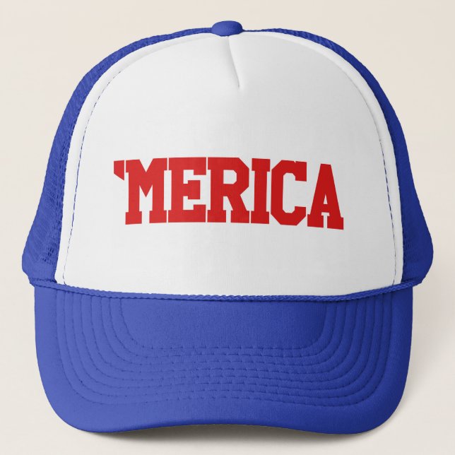 'MERICA-HATTAR TRUCKERKEPS (Framsida)