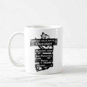 Merica Humor America USA Funny California Kaffemugg