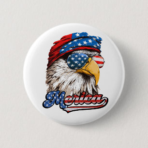 Merica Mullet Eagle, Fjärde juli, självständighets Knapp