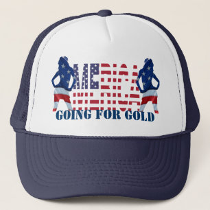 Merica på väg till guld truckerkeps