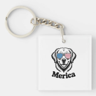 Merica Patiotic Hund glasögon USA amerikansk Flagg