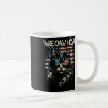 Merica Patriotic Maine Coon Cat Kaffemugg<br><div class="desc">Merica Patriotic Maine Coon Cat</div>