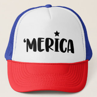 MERICA Patriotic | Pridet USA flagga Färg Keps