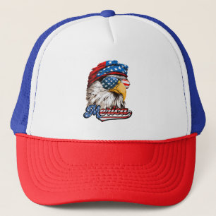 Merica Patriotisk Örn 4:e Juli Keps