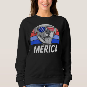 Merica Pit Bull America Pitbull Hund Manar Women U T Shirt