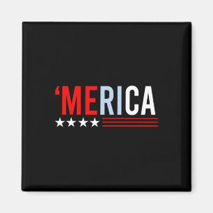 Merica Shirt För manar Women Kids Boys Girls Usa 4 Magnet
