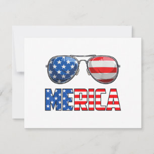 Merica Solglasögon 4 juli för män kvinnor barn U