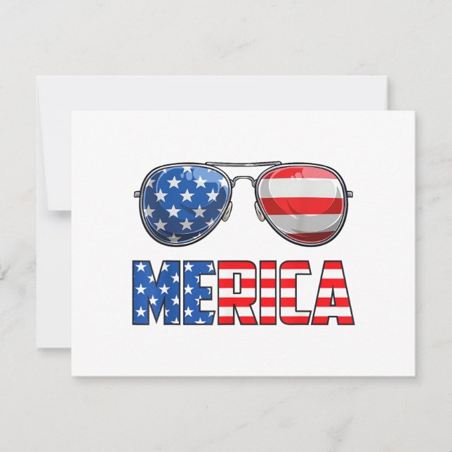 Merica Solglasögon 4 juli för män kvinnor barn U (Framsida)