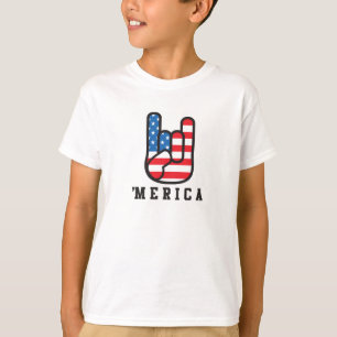 Merica som är rolig 4th Juli, lurar skjortan T-shirt