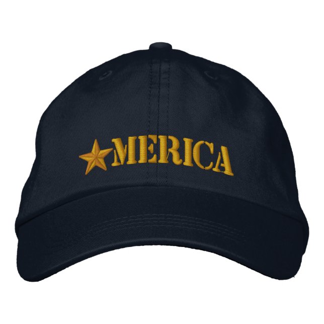 Merica Star Broderad Keps (Framsida)