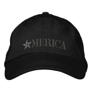 Merica Star Broderad Keps