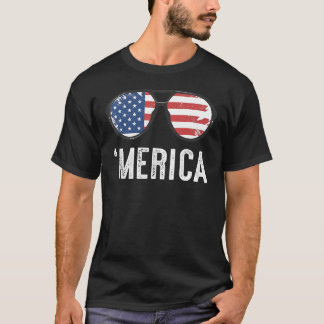 Merica Sunglass 4:e juli Kids Boys Girls Manar T Shirt