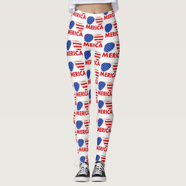 Merica sunglass leggings (Framsida)