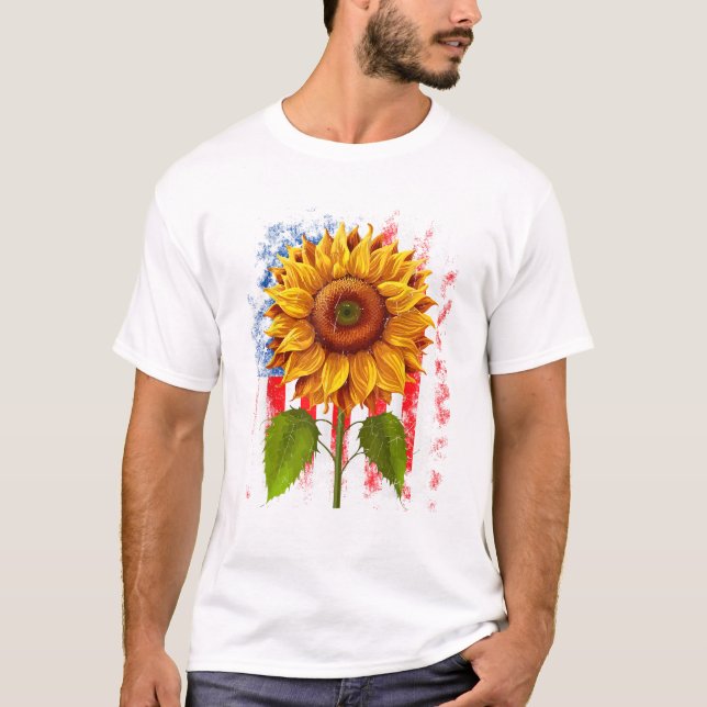 Merica Sunros American T Shirt (Framsida)