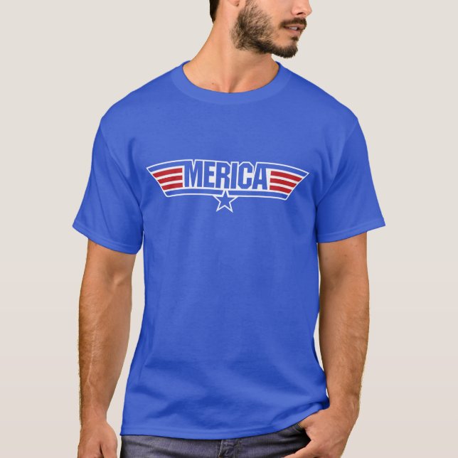 Merica T-tröja T-shirt (Framsida)