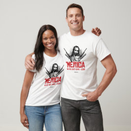 "Merica - Vi Har Guns och Jesus Tee