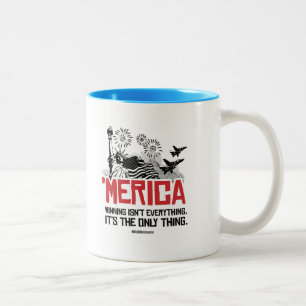 "Merica - Vinnande är inte allt Två-Tonad Mugg
