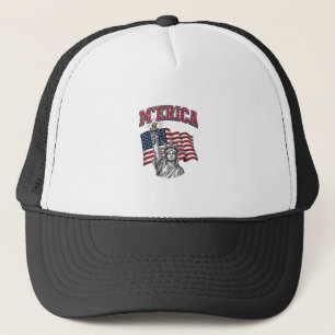 MERICA Vintage Liberty Patriotisk Keps