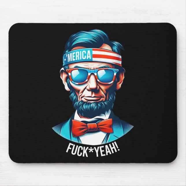 Merica Yeah Abraham Lincoln 4:e juli  Musmatta (Framsidan)