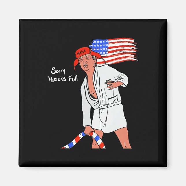 Mericas Fullt Trump Maga Magnet (Framsidan)
