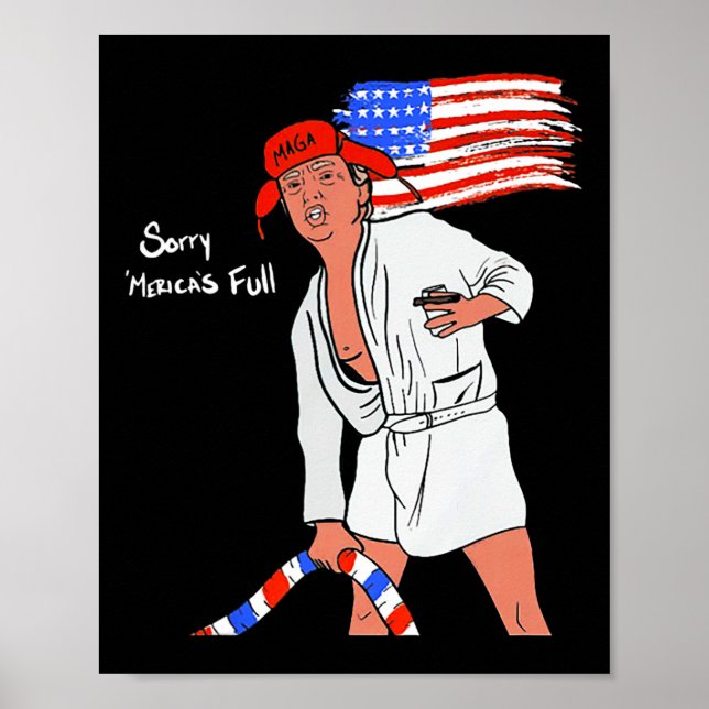 Mericas Fullt Trump Maga Poster (Framsidan)