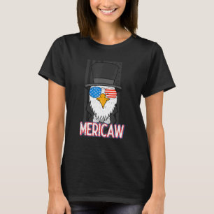 Mericaw Örn 4:e juli Lincoln American Fl T Shirt