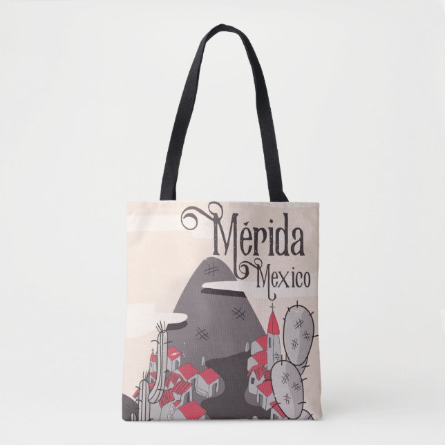 Mérida Mexiko reseaffisch Tygkasse (Framsida)