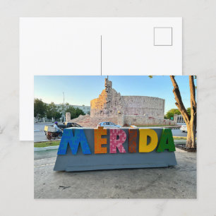 Merida, Mexiko - Standardvykort Vykort