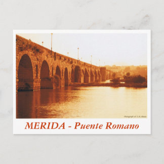MERIDA - Puente Romano Vykort