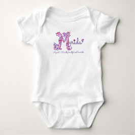 Merida tjejer M namn betyder monogram T Tee