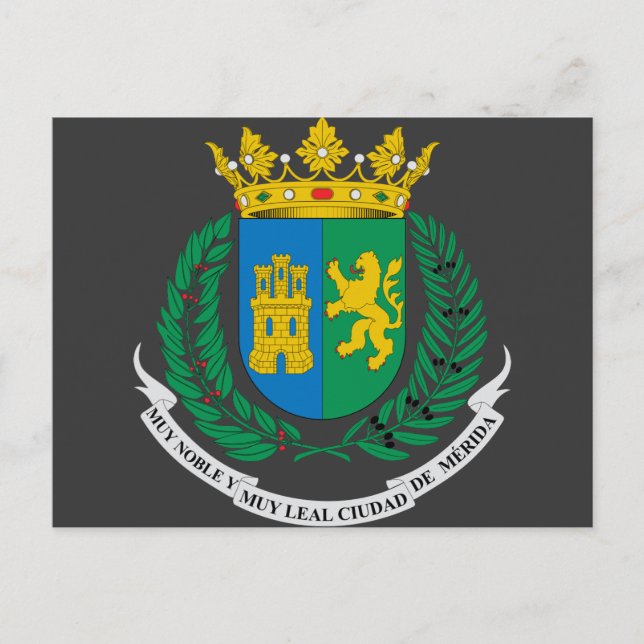 Merida Yucatan, Mexiko Vykort (Framsida)