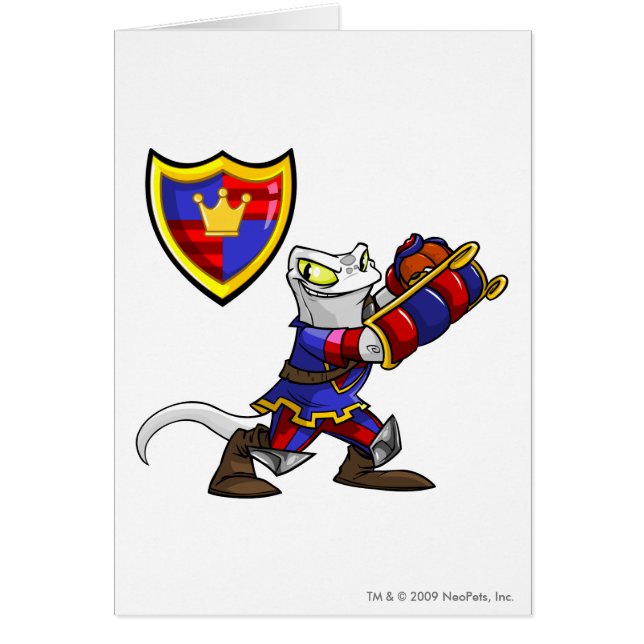 Meridell lagkapten 1 hälsningskort (Framsidan)