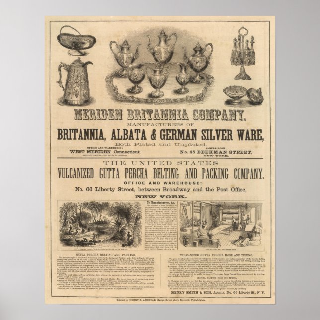 Meriden Britannia Company Poster (Framsidan)