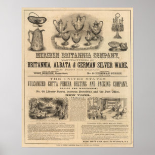 Meriden Britannia Företag Poster