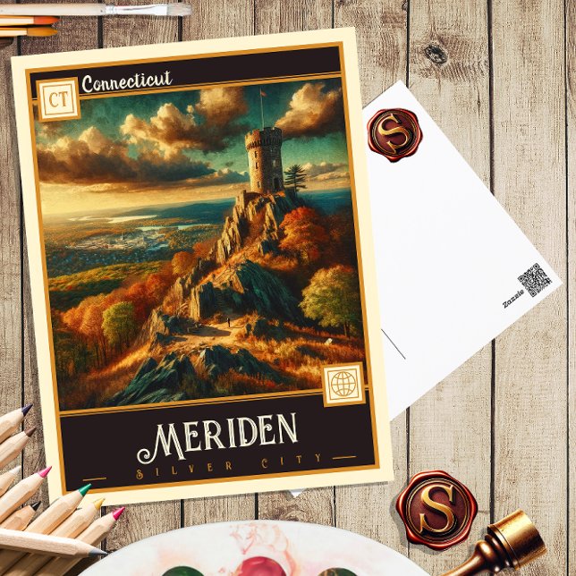 Meriden, Connecticut | Gammal vykort (Skapare uppladdad)