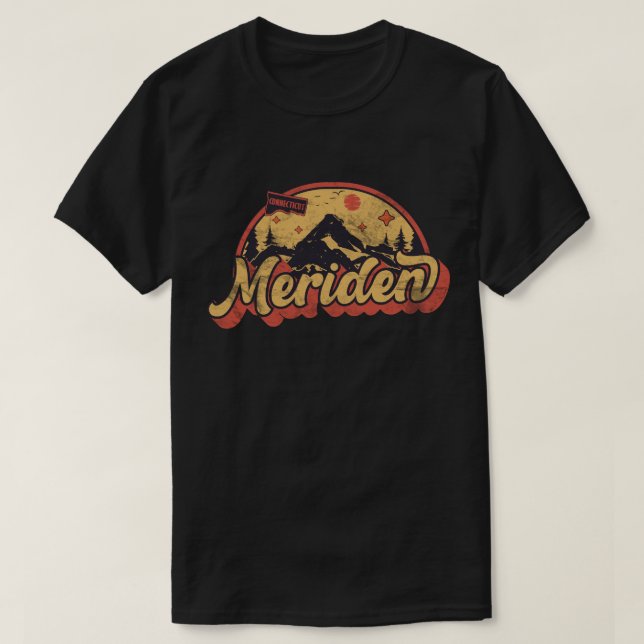 Meriden, Connecticut T Shirt (Design framsida)