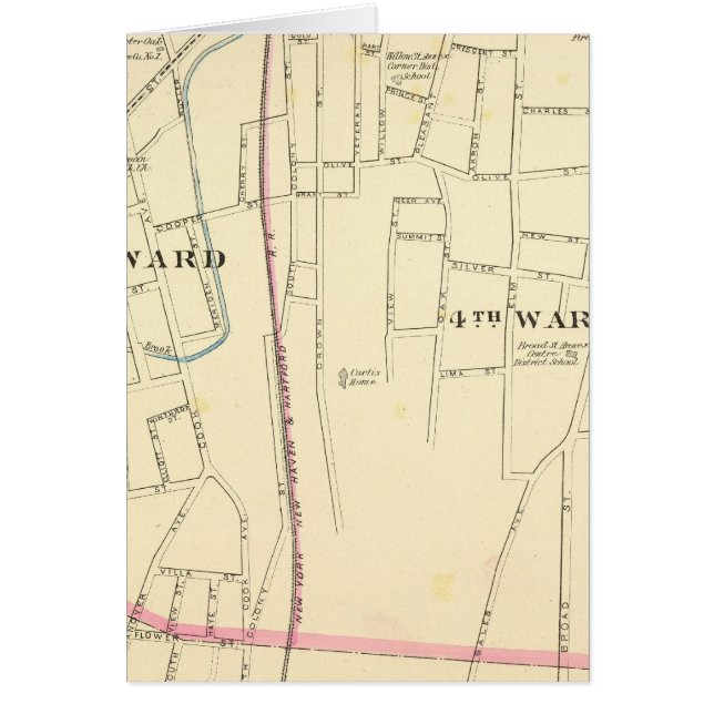 Meriden söderut hälsningskort (Framsidan)