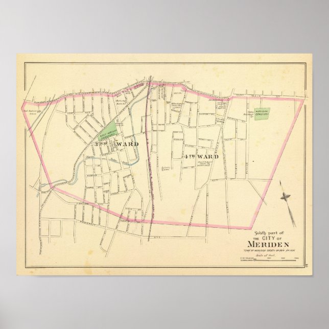 Meriden söderut poster (Framsidan)