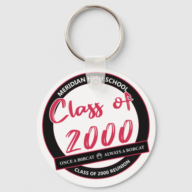 Meridian Class of 2000 Reunion Keychain Nyckelring (Framsida)