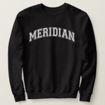 MERIDIAN Universiteten-Stil Sweater America Colleg