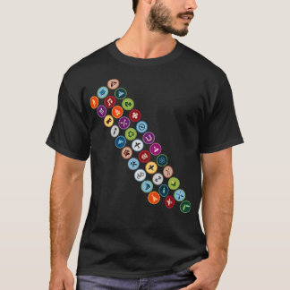 Merit badge sash t shirt