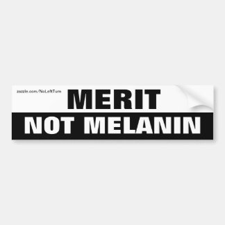 Merit Not Melanin Bildekal